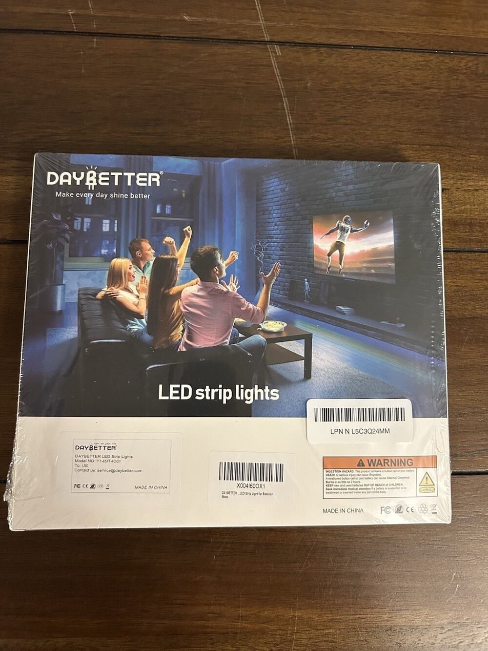 Daybetter LED Strip Lights Smart RGB Color Changing Accent Room Lighting
